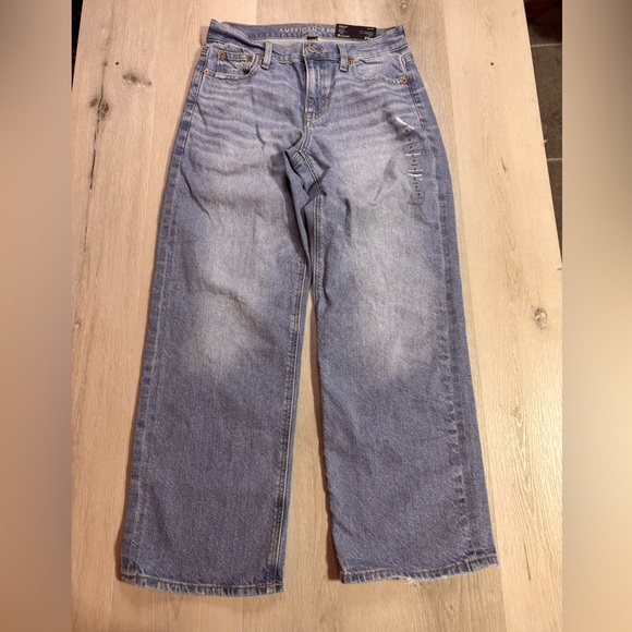 NWT American Eagle Strigid High-Waisted Stovepipe Jeans, 0 Short, 25 w - Picture 2 of 12